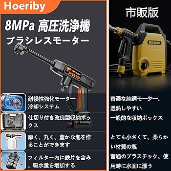 Amazon | 高圧洗浄機【2025新昇級版モデル 】高圧洗浄機